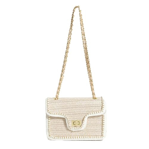OWGSEE Straw Crossbody Bags for Women, Summer Fashion Straw Purses and Handbags Shoulder Raffia C... | Amazon (US)