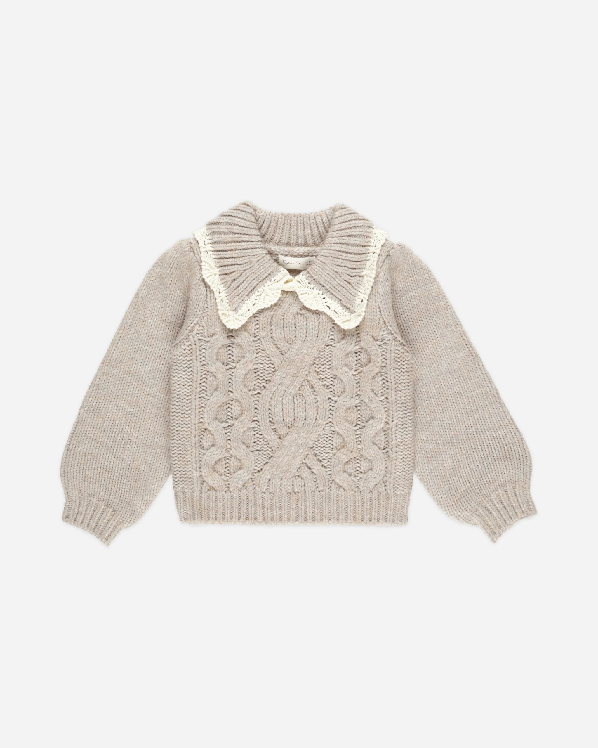 Alice Sweater || Heathered Sand | Rylee + Cru