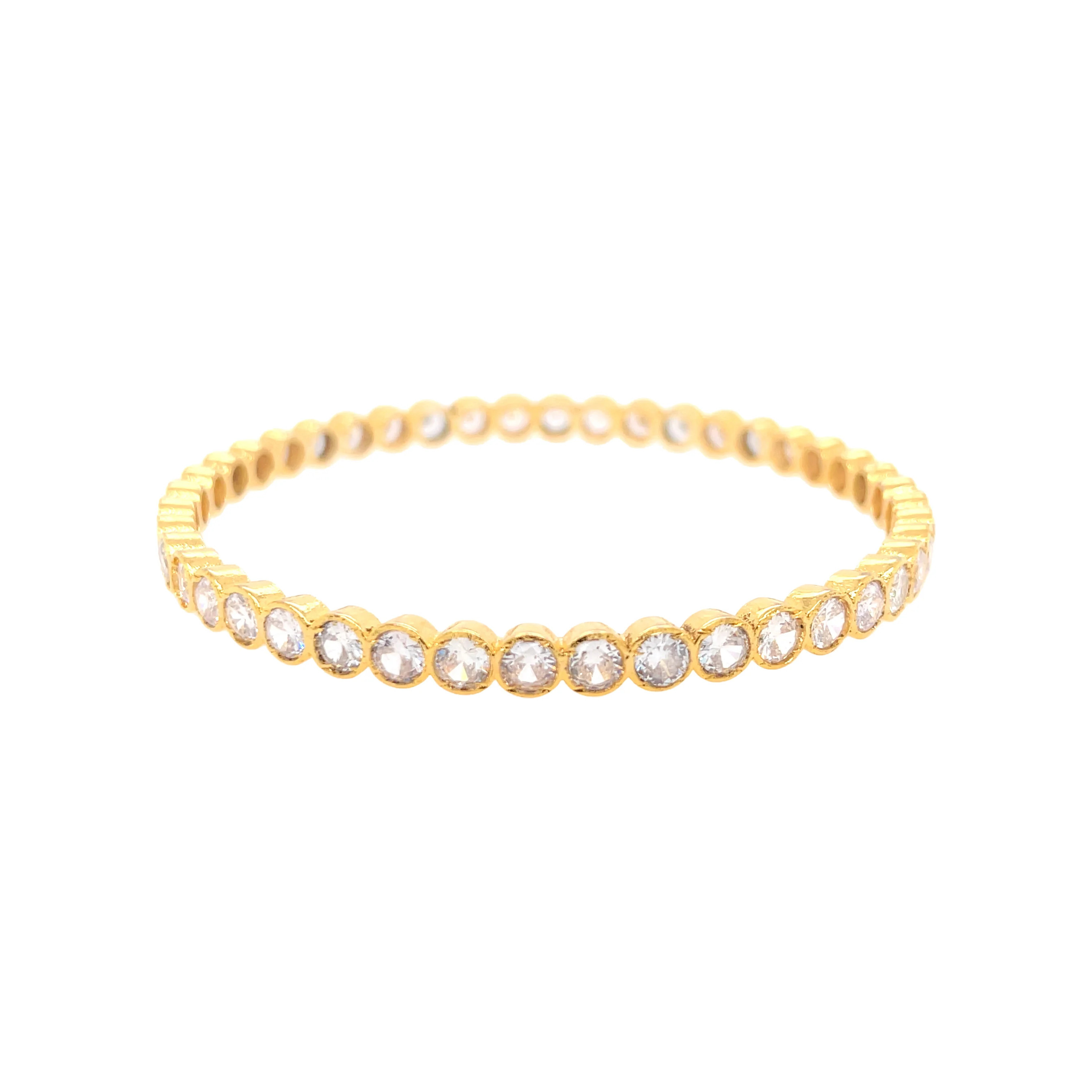 SALE Crystal Bezel Bracelet | Jennifer Miller Jewelry