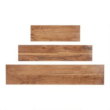 Acacia Wood Mix & Match Wall Shelf | World Market