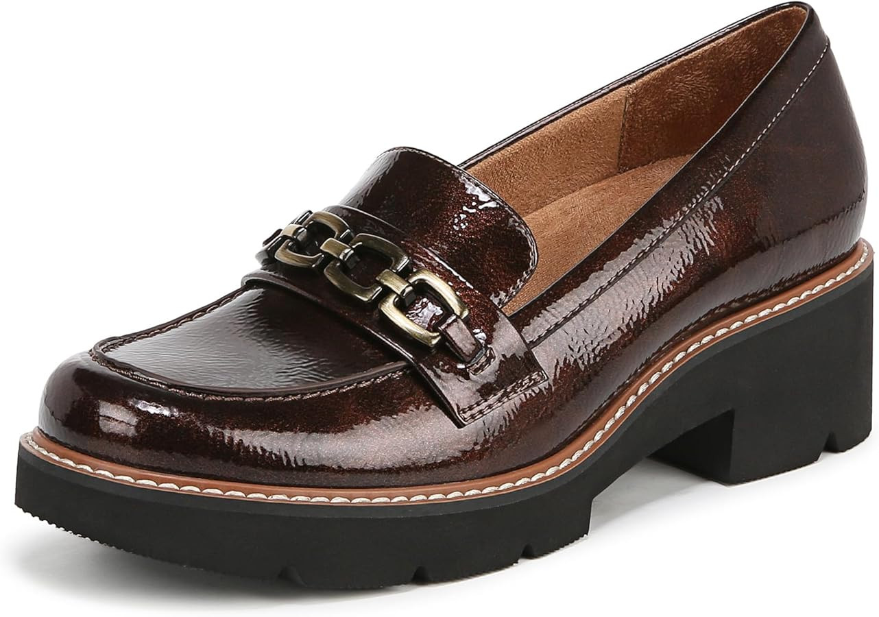 Naturalizer Womens Cabana Lug Sole Slip on Loafer | Amazon (US)