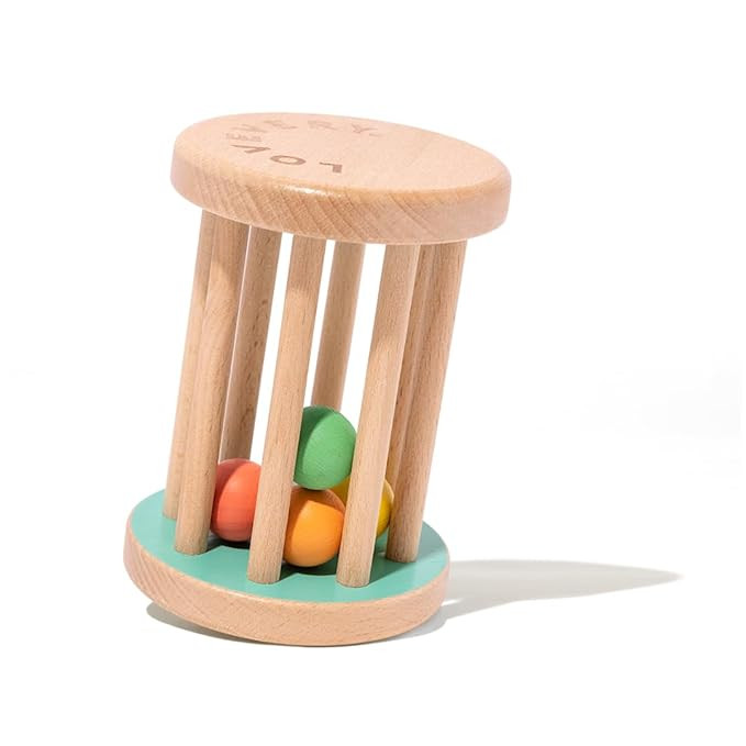 Lovevery, Montessori Rolling Rattle, Baby Rattle Starting at 12 Weeks | Amazon (US)