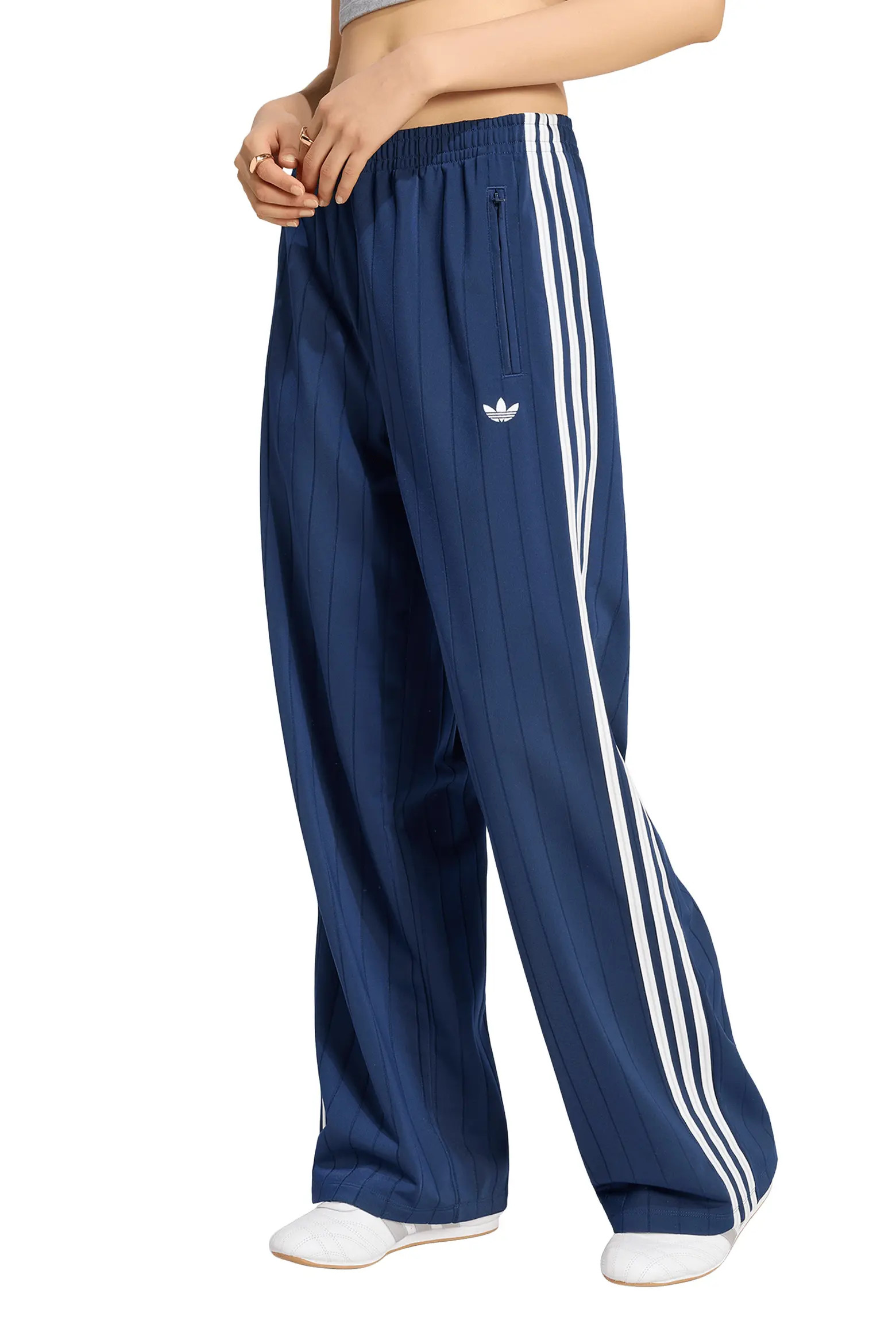 Pinstripe Wide Leg Track Pants (Women) | Nordstrom | Nordstrom