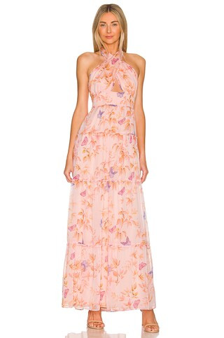 Amanda Uprichard Estella Maxi in Flutter from Revolve.com | Revolve Clothing (Global)