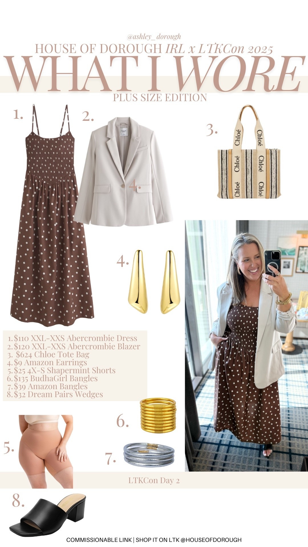 Wore this to a day full of LTKCon sessions! Perfect for work! In love with the dress omg. Wearing an XXL in everything here! For the brown dress, I maybe could have sized down as they run generous! 

Plus size fashion, abercrombie haul, trendy outfit ideas, fall fashion, early fall outfit inspo, midsize fashion edgy chic

#LTKPlusSize #LTKWorkwear #LTKMidsize