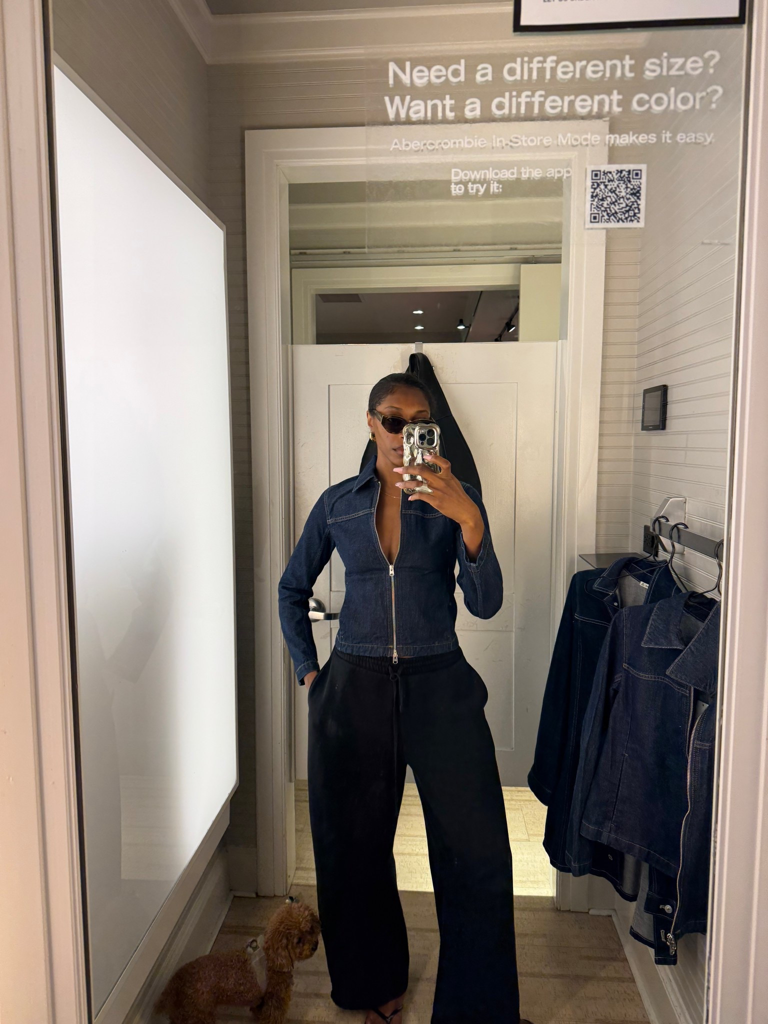 obsessed, so chic. #abercrombie is really that girl when it comes to denim pieces 