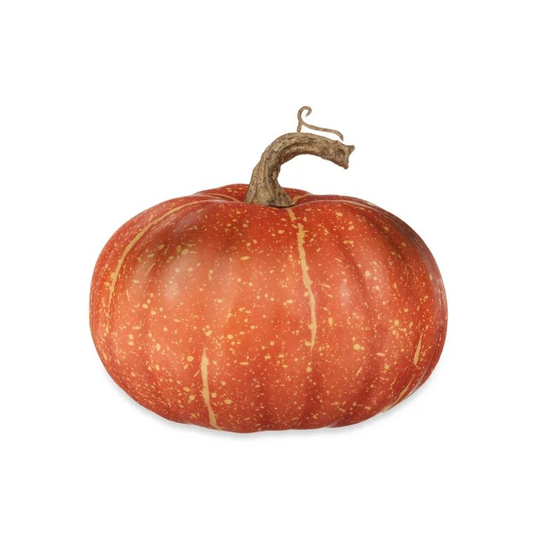 Way to Celebrate Harvest Classic Short Orange Pumpkin 6" | Walmart (US)