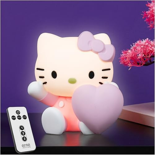 Get Trend Hello Kitty Sanrio Silicone Night Light for Girls Teens Women 3 Light Modes, Portable R... | Amazon (US)