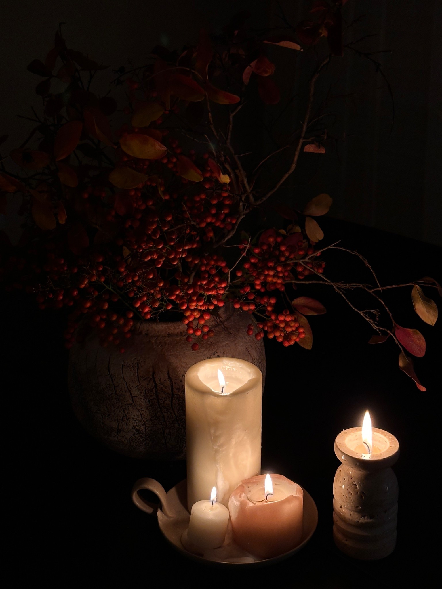 I love a statement vase and candles!! 

home decor, kitchen table decor, table set up, tablescape

#LTKFindsUnder50 #LTKHoliday #LTKSeasonal