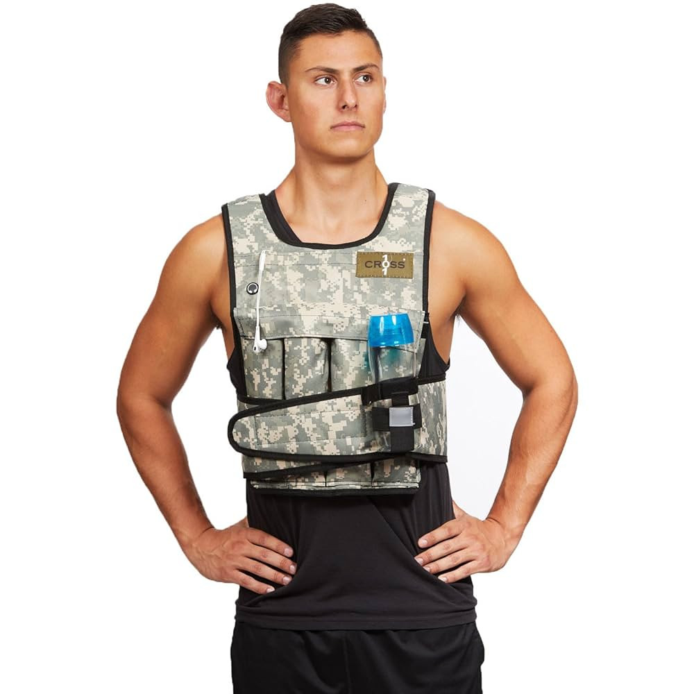 20LBS - 140LBS Adjustable Weighted Vest With Shoulder Pads Option for Men and Women | Amazon (US)