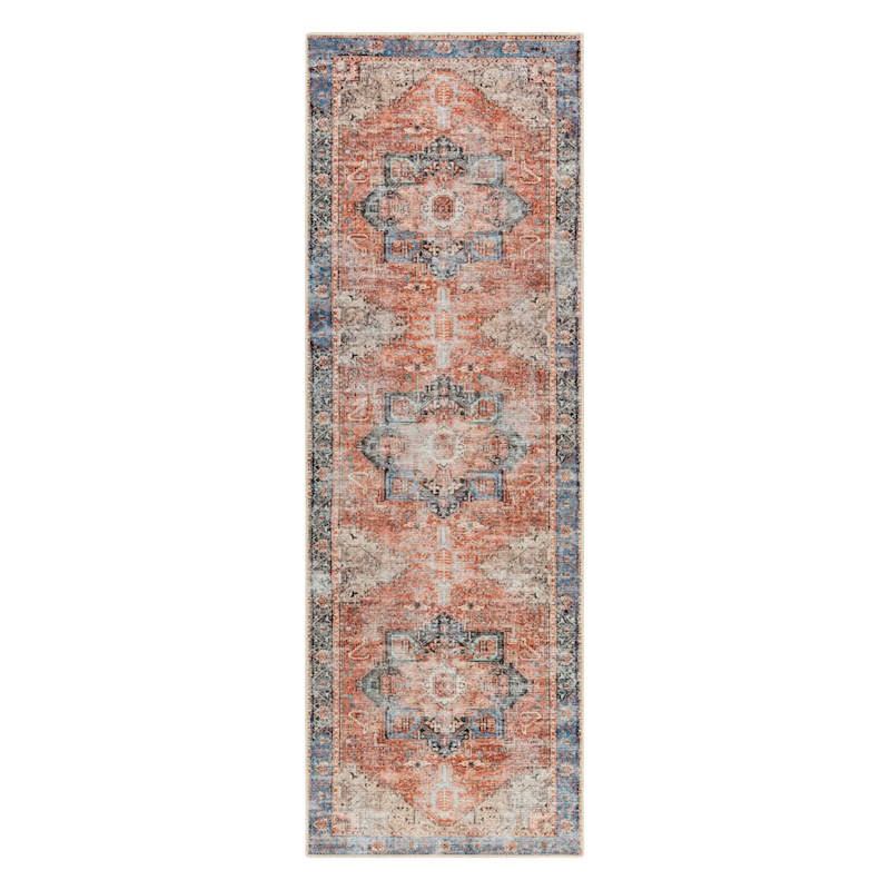 Amelie Blue & Rust Washable Runner, 2x8








	
		
		
			
				4.7
			
			
				(
				24
				) | At Home