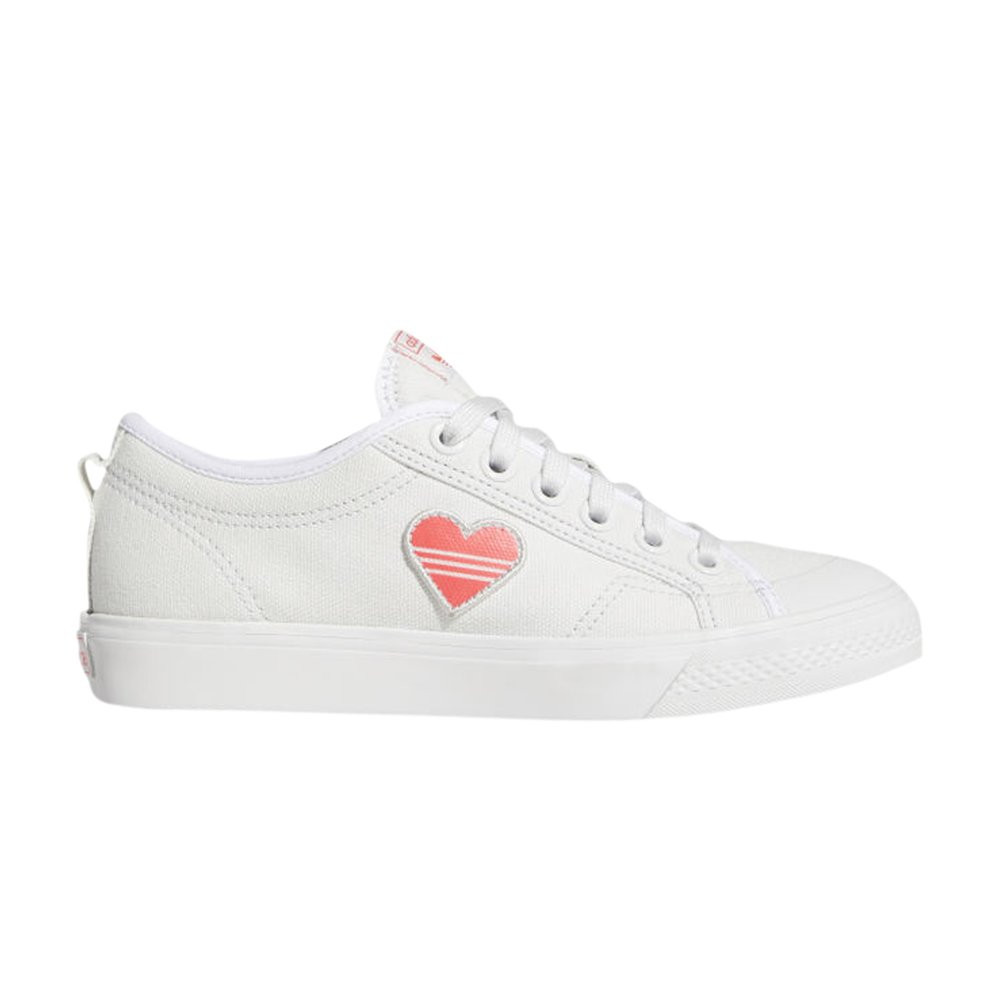 Adidas Wmns Nizza Trefoil 'Valentine's Day' | White | Women's Size 9.5 | GOAT