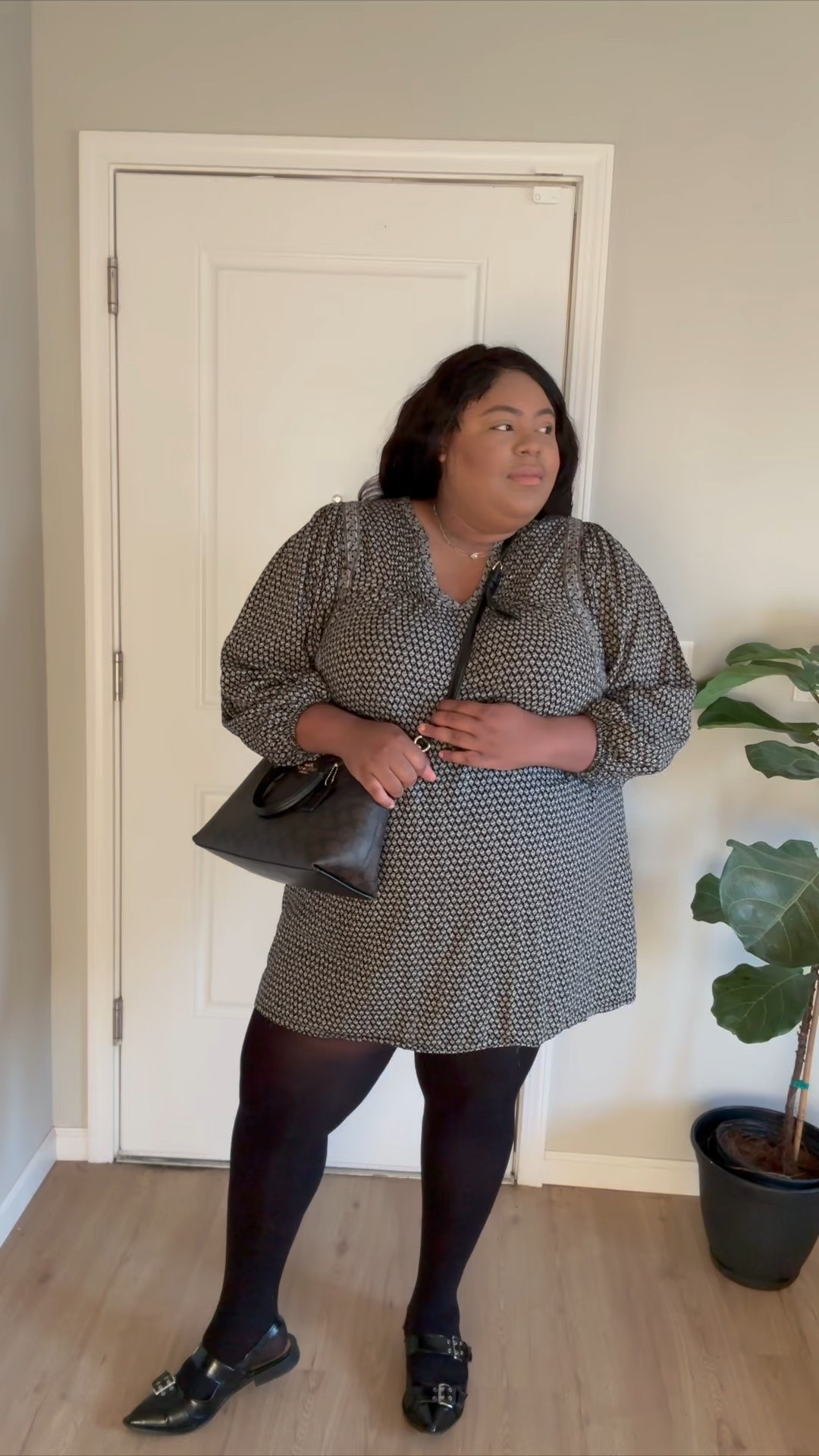 Minimal printed dress with long puffy sleeves ❤️ this was thrifted- linking similar styles that I love! 

#LTKMidsize #LTKPlusSize #LTKStyleTip