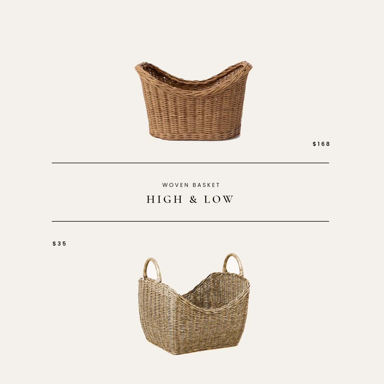 High / Low : Woven Basket

#LTKHome