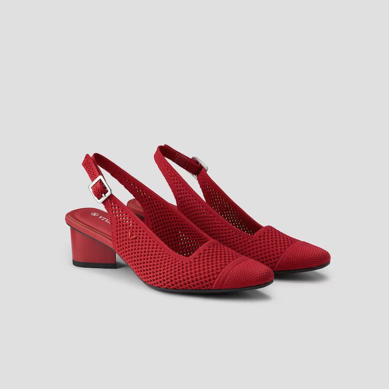 Pointed-Toe Slingback Sandals (Leah 2.0) | VIVAIA