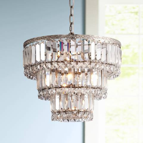 Vienna Full Spectrum Magnificence 14 1/4" Tiered Crystal Chandelier | Lamps Plus