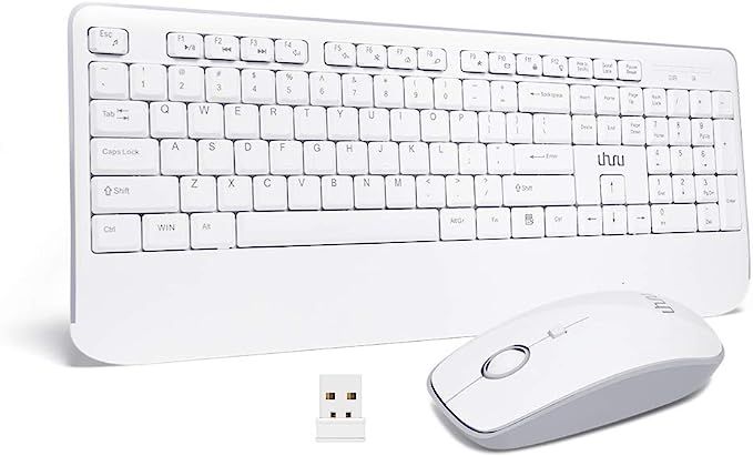 Wireless Keyboard and Mouse, UHURU 2.4GHz USB Full-Sized Keyboard and Mouse Combo, Wireless Keybo... | Amazon (US)