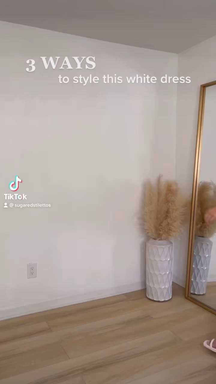 White Mini Dress styled 3 ways .. perfect graduation dress or engagement dress 

#LTKFind #LTKstyletip #LTKunder50