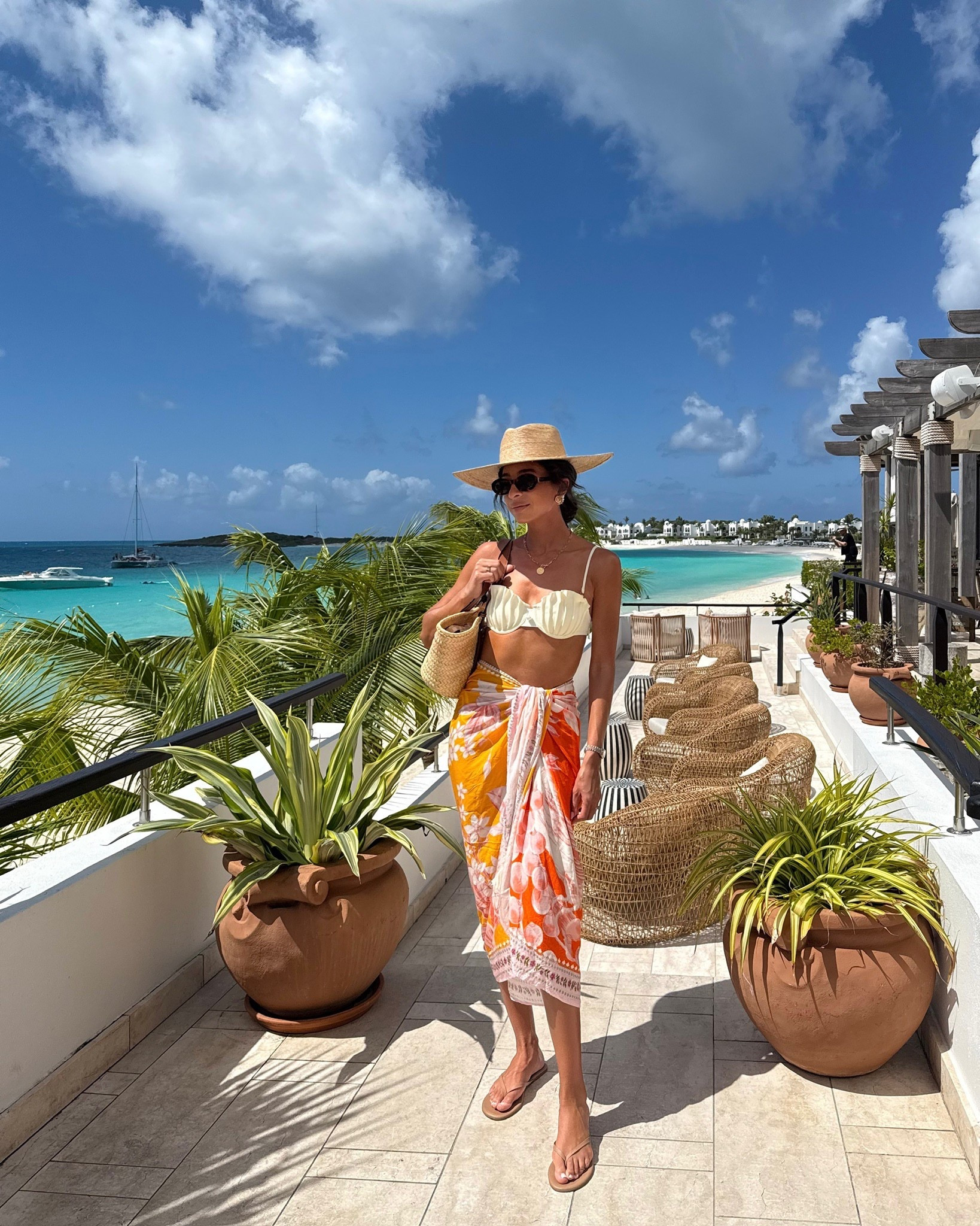 Beach outfit! ☀️ Wearing size XS bikini top, S bikini bottom and size S crochet cover up (exact bikini and sarong are OOS but I’ve linked similar)

Pool outfit 
Vacation outfit 
Resortwear 
Summer outfit 
Swimwear 
Swim outfit 

#LTKTravel #LTKSeasonal #LTKootd