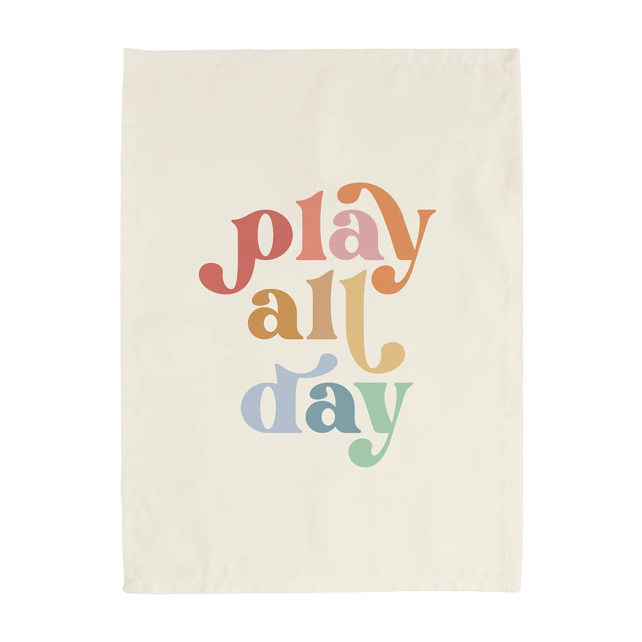 {Vertical} Play All Day Banner | Hunny Prints
