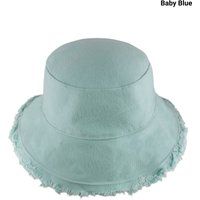 Frayed Bucket Hats For Women Men Unisex Trendy Washed Cotton Floppy Wide Brim Boonie Outdoor Summer  | Etsy (US)
