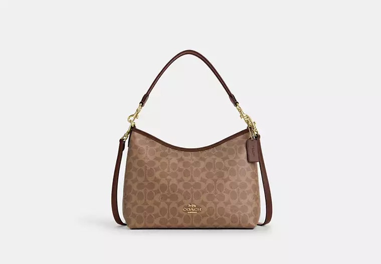 Laurel Shoulder Bag In Signature Canvas | Coach Outlet US