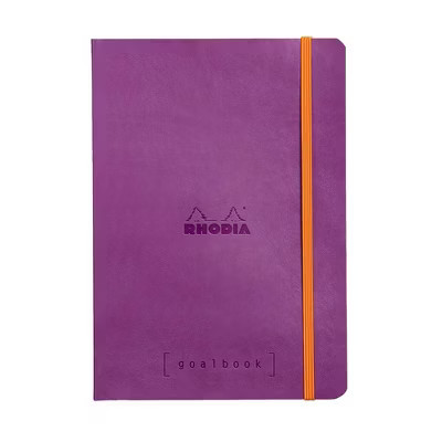 Rhodia Softcover Goalbook - Dot grid 224 Numbered pages - 6 x 8 1/4 - Purple | Target