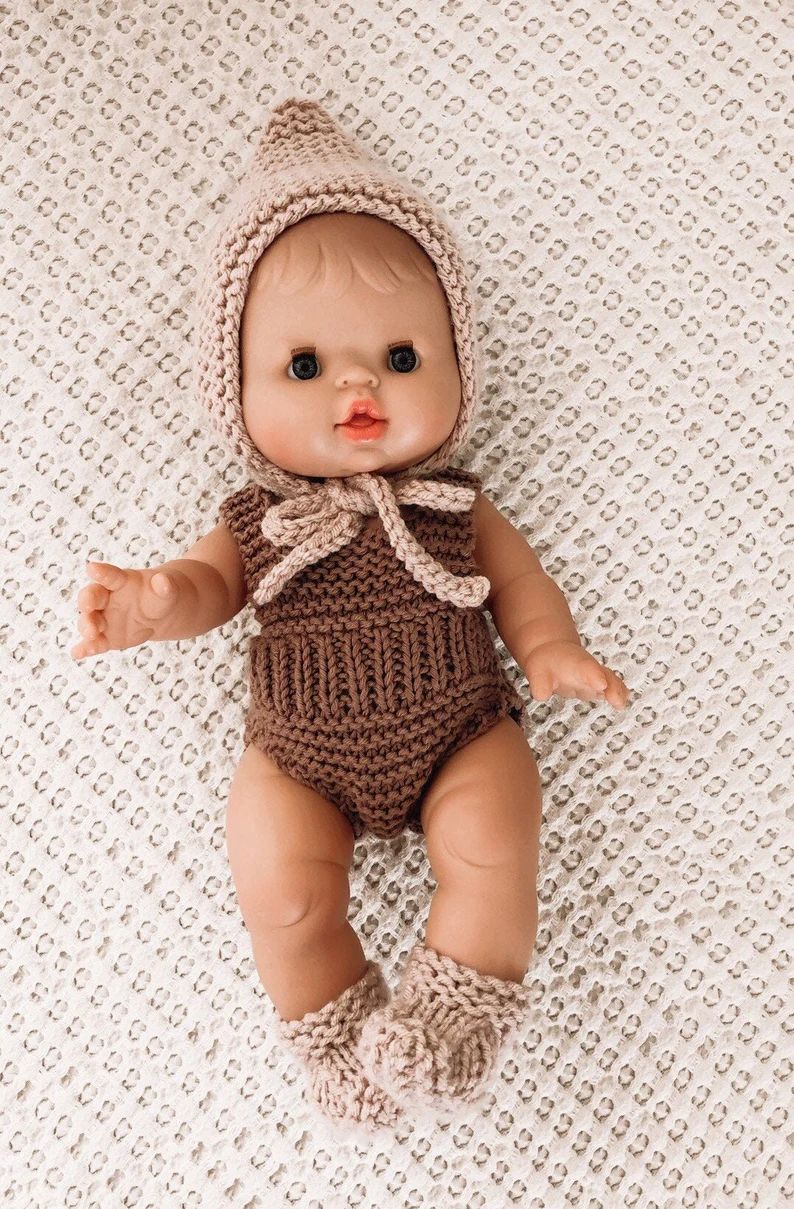 Minikane Doll Clothes / Baby Doll Outfit / Minikane Knitted Top/ Bonnet Minikane  /  Minikane acc... | Etsy (US)