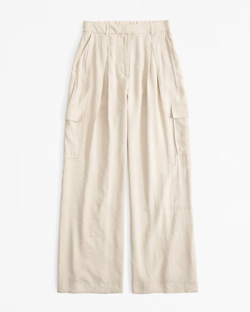 Drapey Tailored Cargo Pant | Abercrombie & Fitch (US)