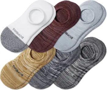 Assorted 6-Pack Cushioned No-Show Socks | Nordstrom
