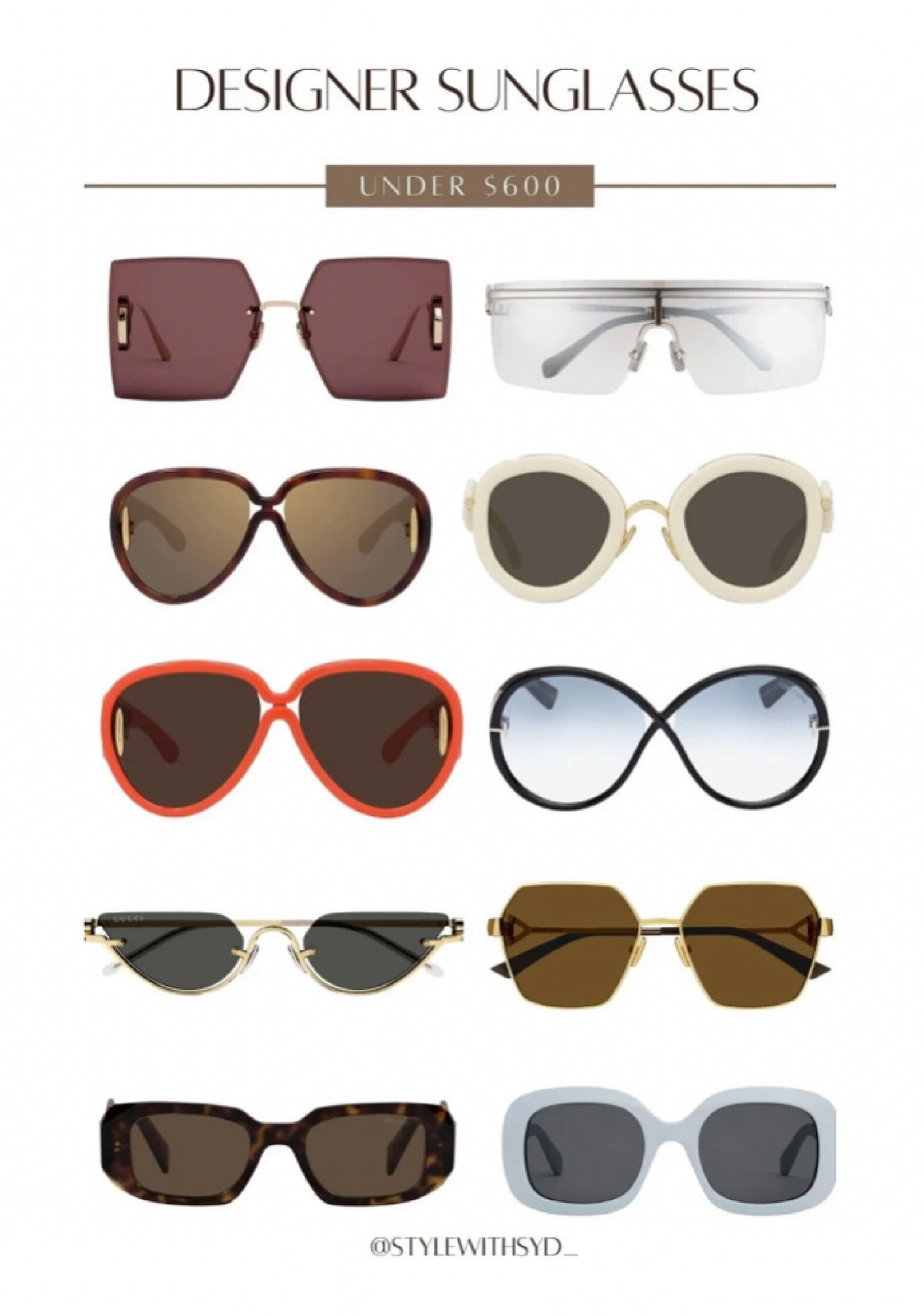 Designer sunglasses! My Nordstrom roundup for Summer 2024 
#Ltksunglasses #LTKdesigner 

Loewe. Celine. Miu Miu. Prada. Saint Laurent. DIOR. Gucci. Bottega Veneta. TOM FORD. 



#LTKTravel