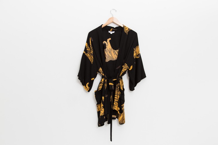 Fete Kimono in Tigers by Emerson Fry for Of a Kind | Of a Kind
