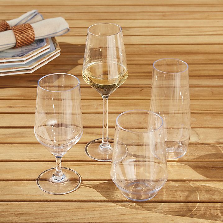 Veranda Outdoor Drinkware Set of 6 Shatterproof & Dishwasher Safe | Ballard Designs, Inc.