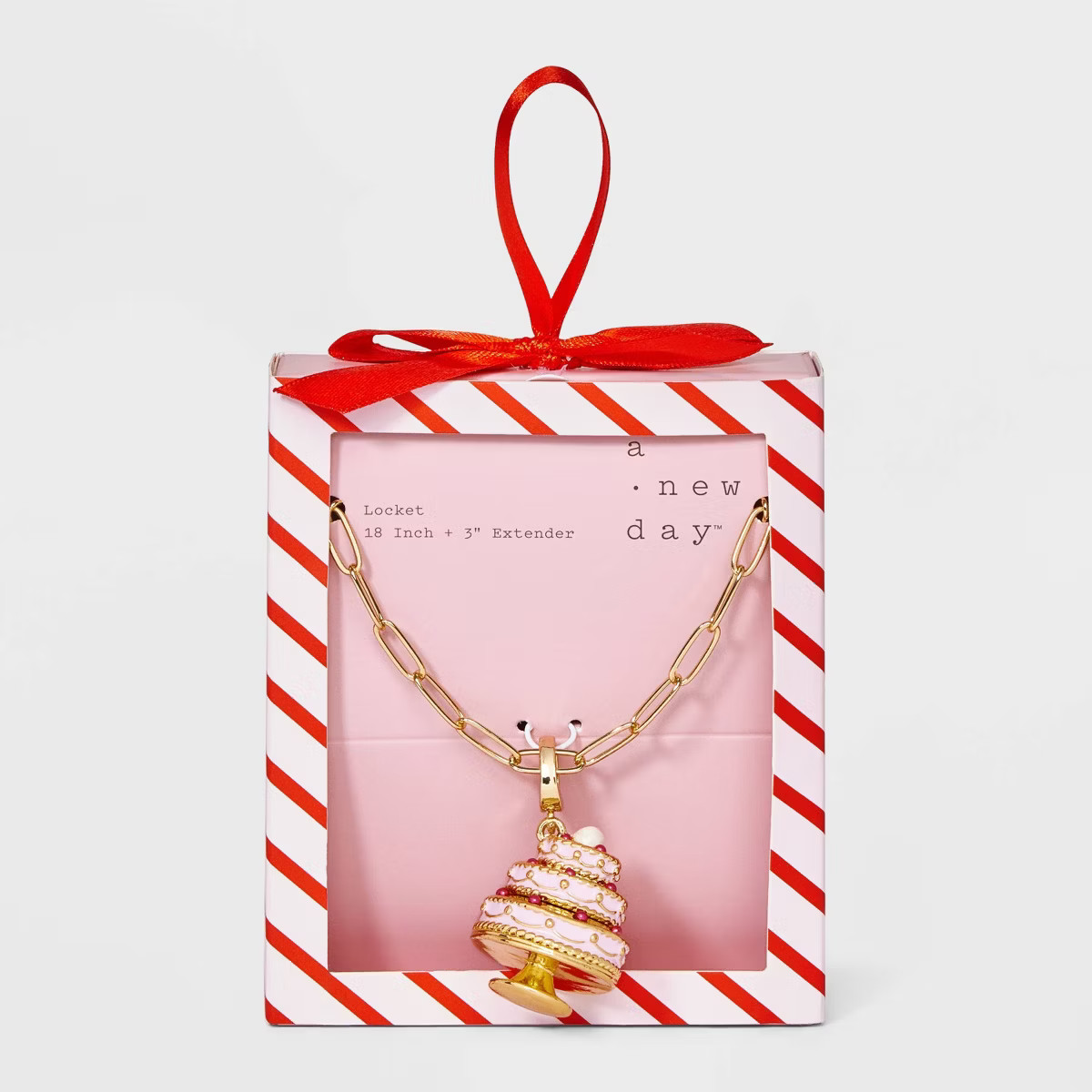 Layer Cake Locket Charm Necklace - A New Day™ Gold | Target