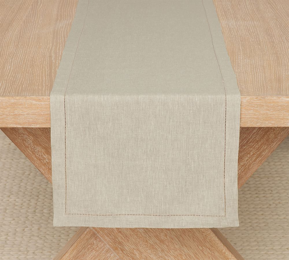 Belgian Linen Table Runner | Pottery Barn (US)