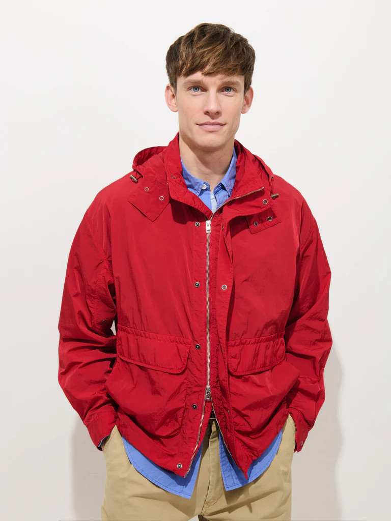 David Windbreaker In Crinkle Nylon | Alex Mill