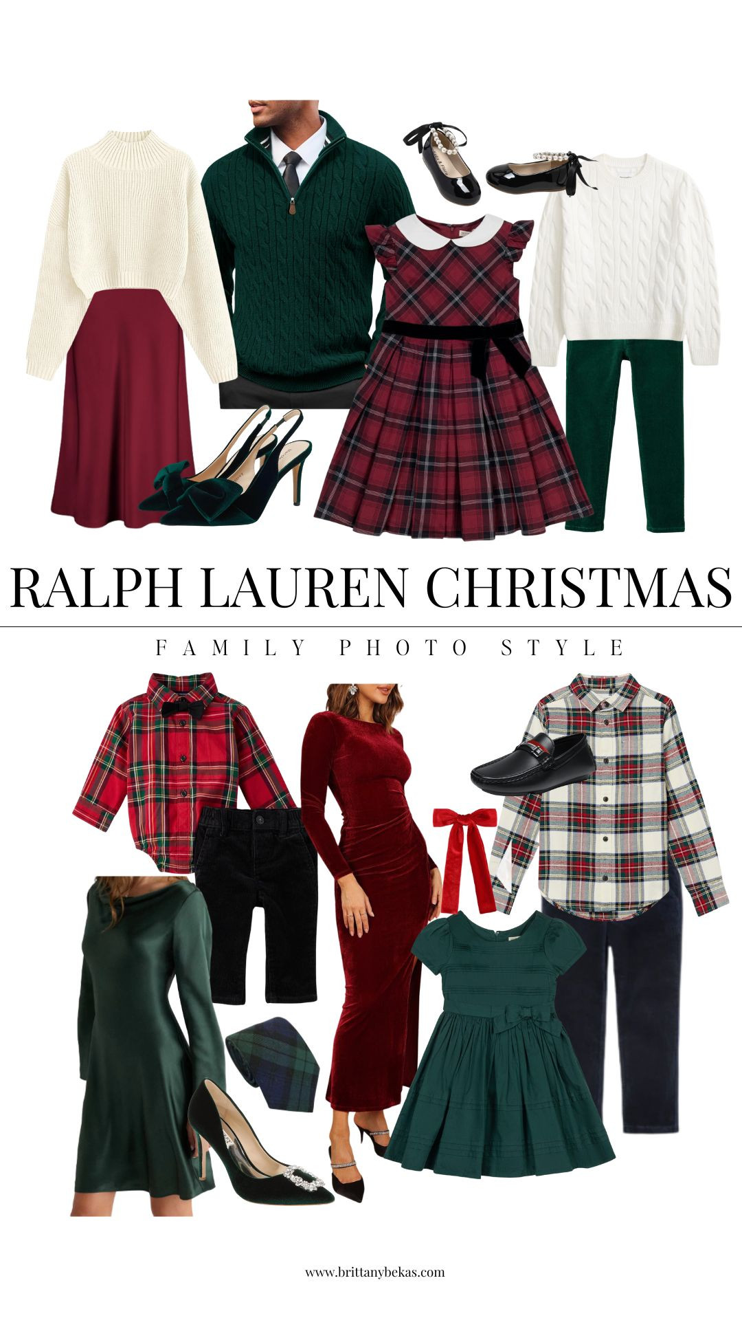 Ralph Lauren Christmas is all about that classic holiday vibe mixed with old money style. Think cable knit sweaters, tartan plaid prints, silk skirts, cashmere sweaters and corduroy pants. This looks are perfect for Christmas card photos or holiday family pictures. 

Christmas outfits / holiday party outfits / Christmas family pictures 

#LTKFamily #LTKHoliday #LTKKids