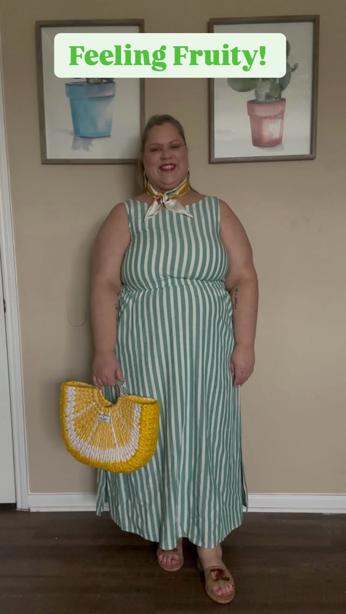Feeling Fruity?! This dress is the perfect way to add in some fun accessories and join the fruit trend! 

#targetstyle #fruittrend #targetfashion 

#LTKPlusSize #LTKOver40 #LTKSaleAlert