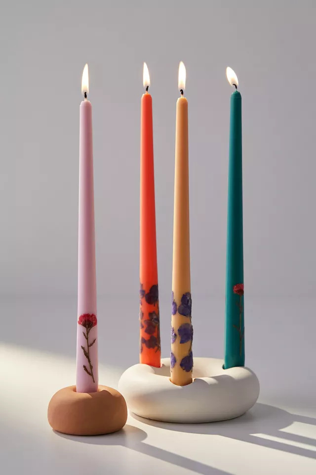 Winnie Floral Taper Candle Set | Urban Outfitters (US and RoW)