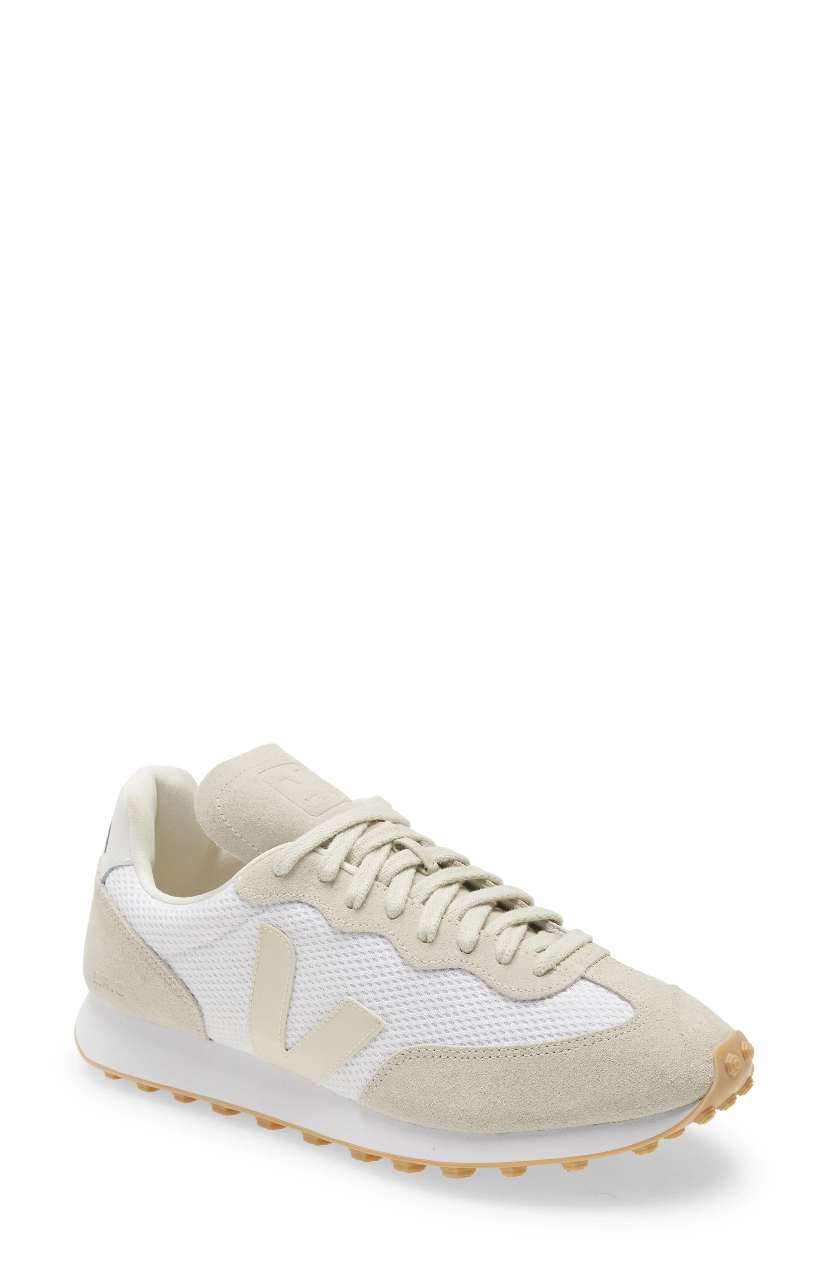 Veja Rio Branco Sneaker in White/Pierre/Natural at Nordstrom, Size 10Us | Nordstrom