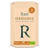 Rael Organic Cotton Cover Liners - Unscented, Chlorine Free, Light Absorbency, Daily Panty Liners (L | Amazon (US)