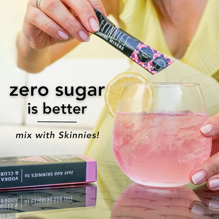 RSVP Skinnies Variety Pack - Zero Sugar Mixers for Cocktails or Mocktails - No Aspartame, Gluten ... | Amazon (US)