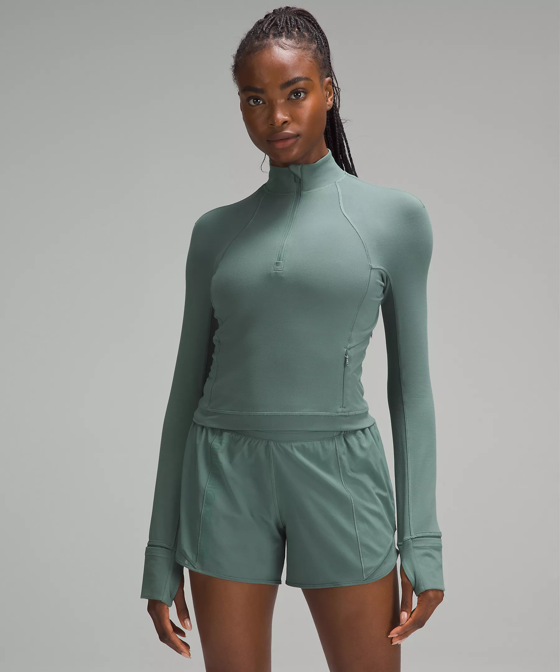 It's Rulu Run Cropped Half Zip | Lululemon (US)