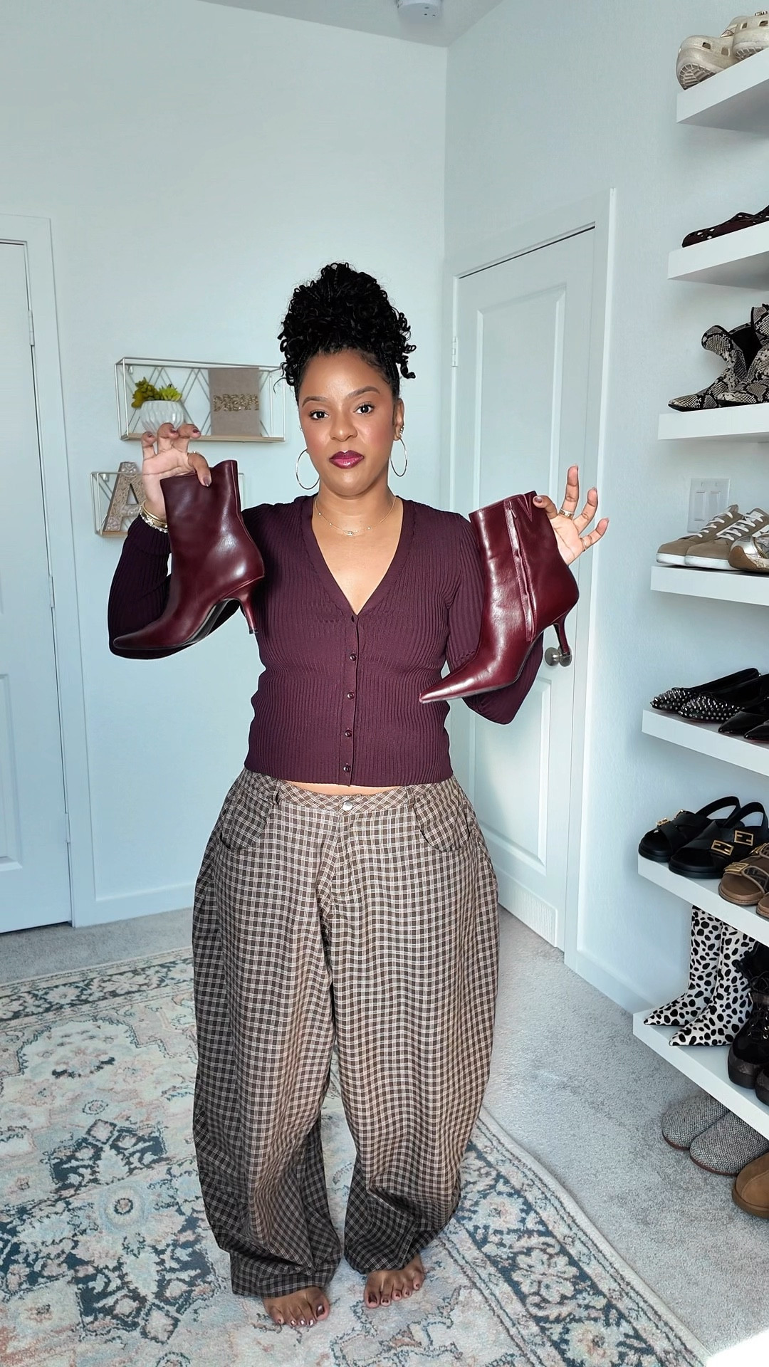 #ootd with a wine color touch for Fall 🍂🍁

#LTKFindsUnder100 #LTKSeasonal #LTKStyleTip