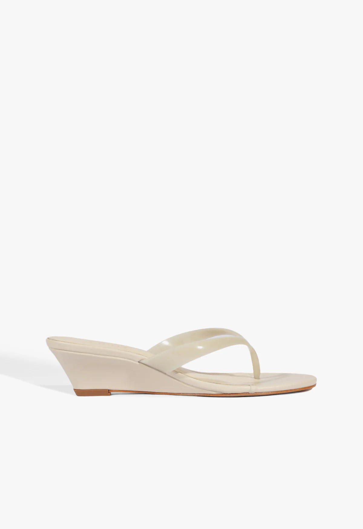 Roslyn White Low Wedge Sandal | Schutz (US)