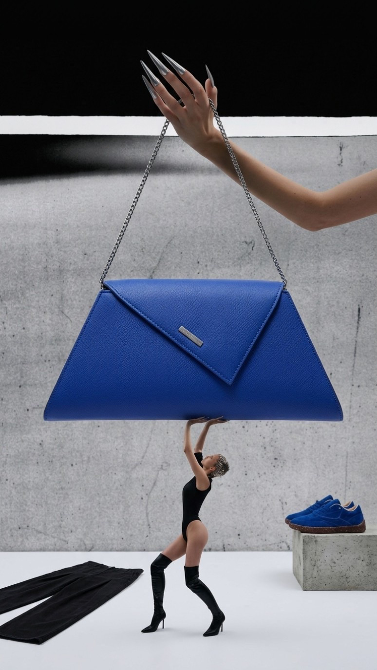 The envelope bag is one of those silhouettes that quietly refuses to disappear.

Sharp geometry, architectural lines, and just enough structure to feel like an accessory instead of a prop.

In cobalt, it becomes something else entirely — less “classic handbag,” more statement object.

A few versions of this shape worth knowing are linked here.

#LTKootd #LTKvlog #LTKgrwm