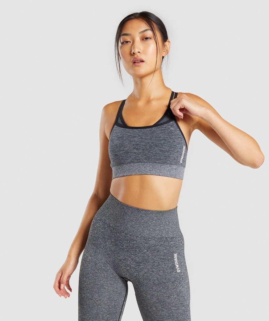 adapt marl seamless sports bra | Gymshark (Global)