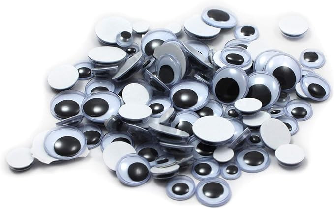 Amazon.com: Creative Arts by Creative Arts by Charles Leonard Wiggle Eyes - Peel'n Stick - Assort... | Amazon (US)