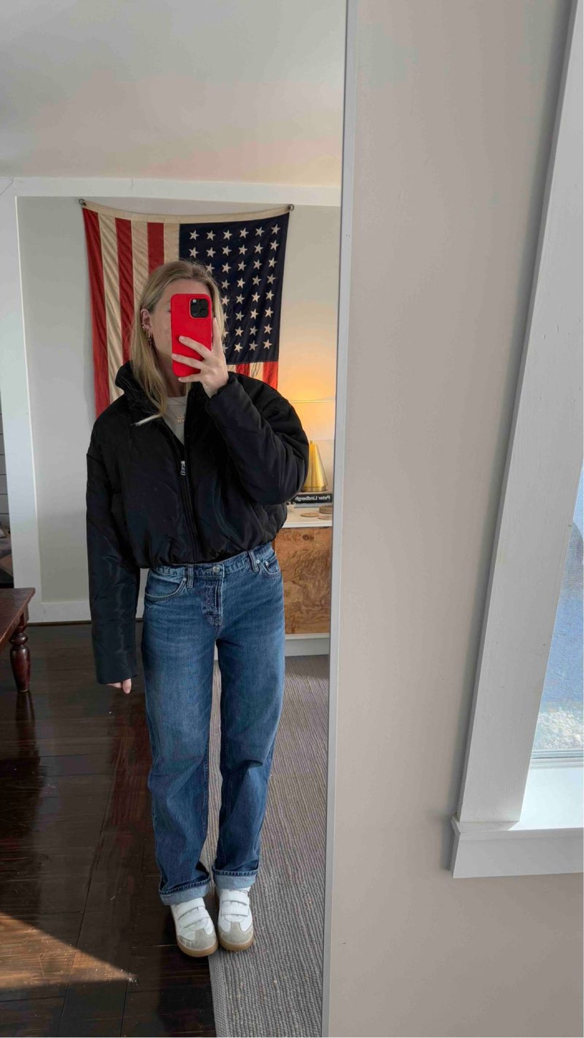 jan ootd!



red amazon phone case, black cropped jacket, low rise boyfriend jeans, isabel marant beth sneakers

#LTKStyleTip #LTKTravel #LTKFindsUnder100