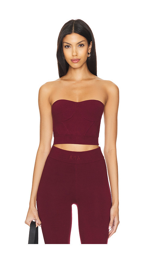 Rta nour bandeau top en color burgundy talla M | Revolve Clothing (Global)